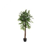 Atmosphera – Plante artificielle ficus en pot 180 cm – Design réaliste sans entretien – Pour espaces intérieurs comme salons et bureaux