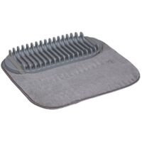 5Five Simply Smart – Egouttoir à vaisselle tapis 16 couverts en polypropylène gris – Dimensions 43.8 x 43.5 x 4.5 cm – Accessoire de rangement cuisine