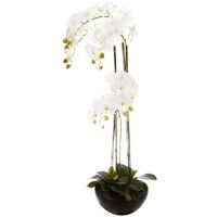 Orchidée artificielle pot céramique H115cm - Atmosphera créateur d'intérieur