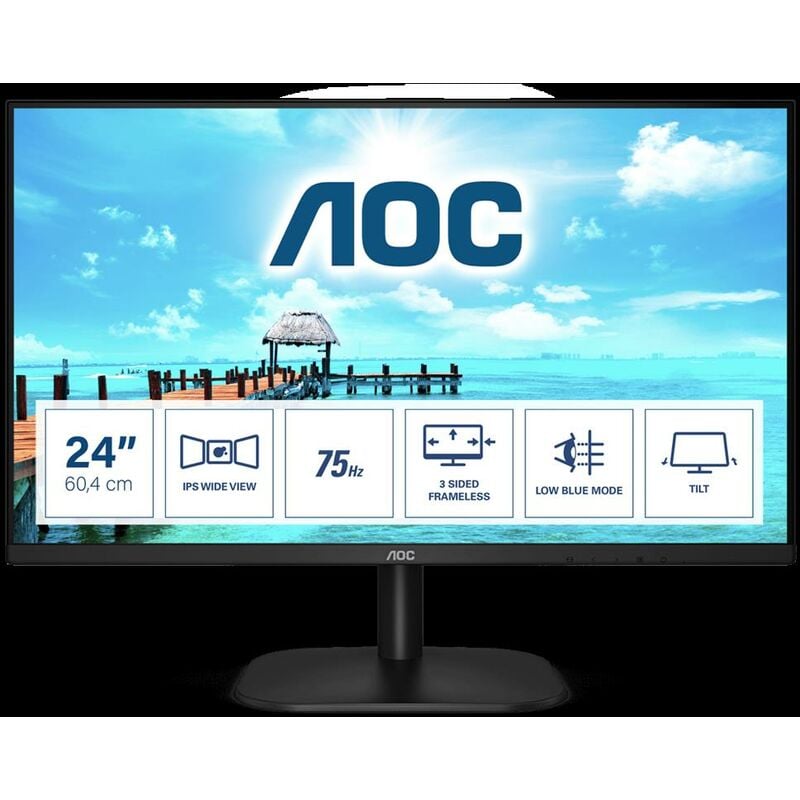 Aoc Monitor LED Ips 24 238 169 Fhd Vga Hdmi