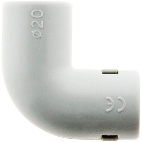 Lot de 10 équerres IRL Ø20mm - Gris - Zenitech