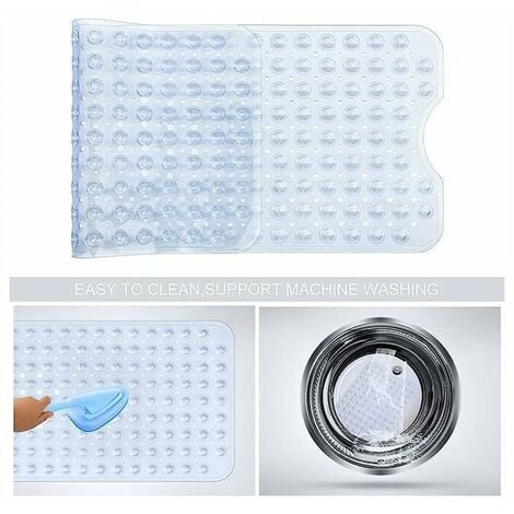 Hot Corner Shower Mat Sector Rubber Anti-Slip Quadrant Bath Mat  Anti-Bacterial Suction For Shower Tub Non-Slip Bathtub Mat 54X54 -  AliExpress