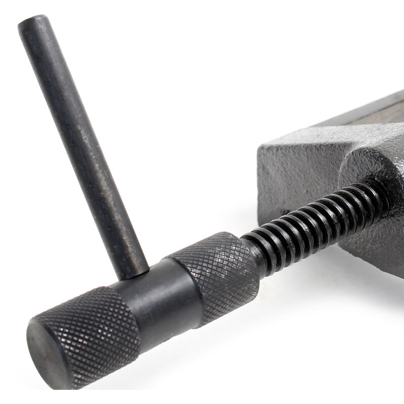 Étau De Machine-outil Professionnel 100 Mm – Pour Perçage, Meulage Et Fraisage – En Fonte Robuste, Mâchoire Prismatique
