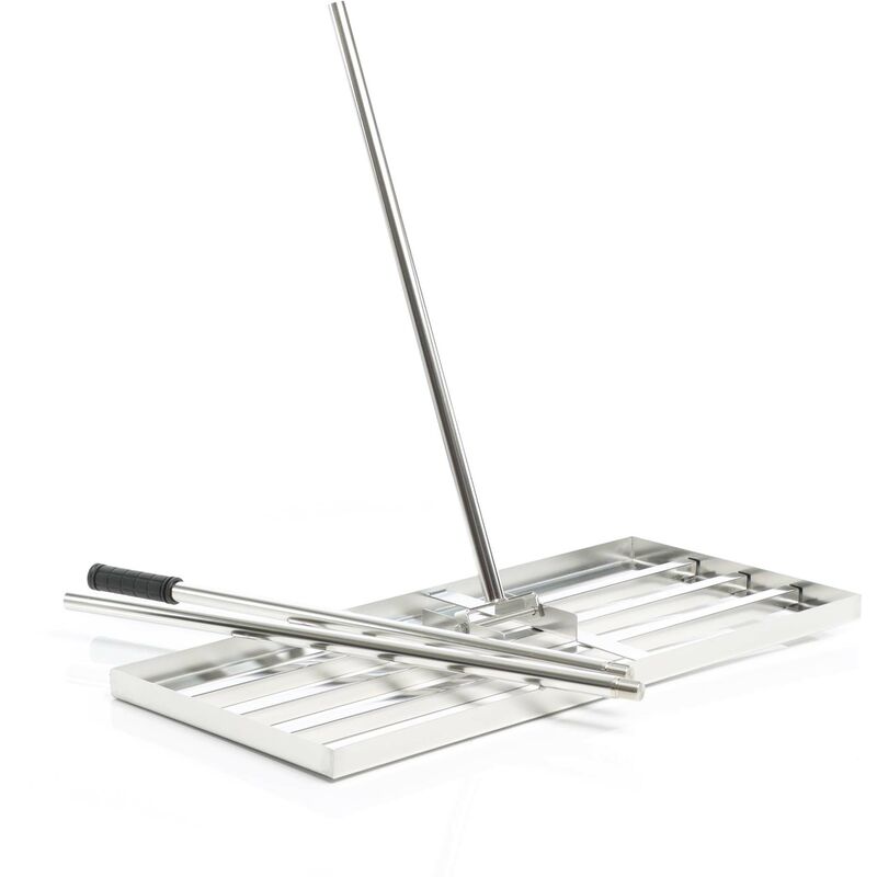 Rateau Jardin Râteau De Nivellement De Pelouse, Outil De Nivellement Robuste Pour Sol De Jardin Ou Surface De Sol De Saleté, Plaque De Sol De 66 X 25,4 Cm, Longueur De La