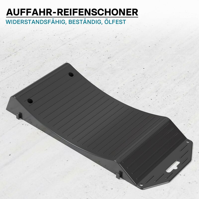 Lot De 2 Cales De Roue Wiltec - Charge Max 2 T, TPR Antidérapant, 21x8,75x10 Cm - Pour Remorque, Caravane, Camping-car, Voiture