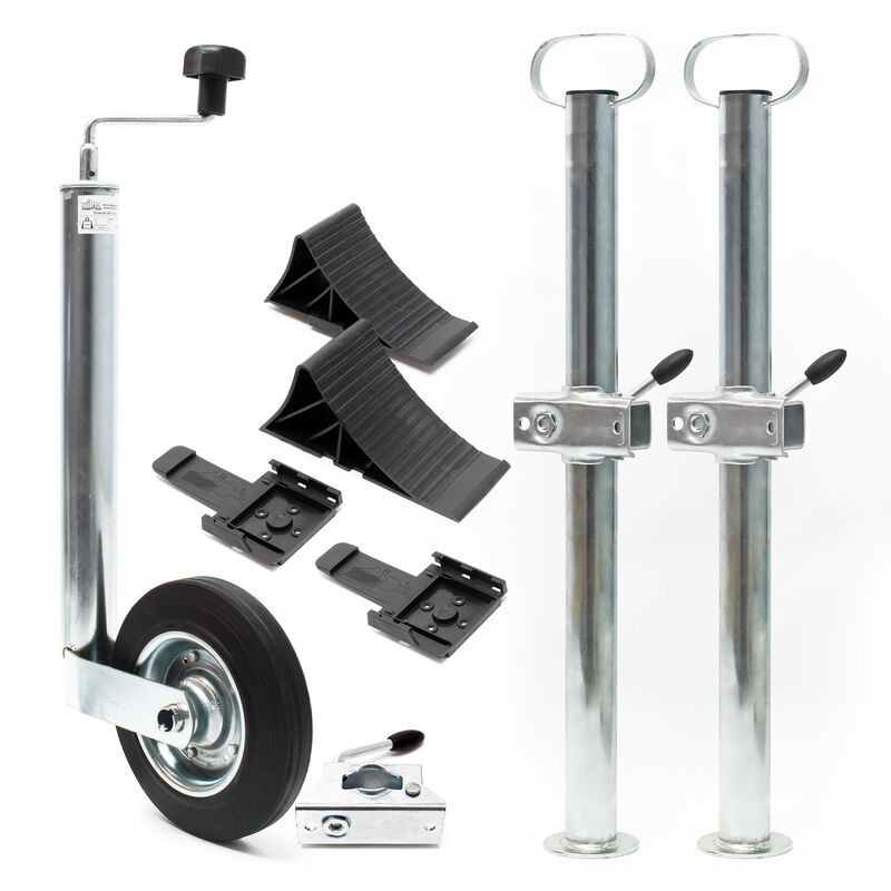  HENGMEI Rail d'aide au chargement de moto pour moto - Pince de  roue avant - Support pour roue de 60 à 145 cm de largeur (1 pièce)