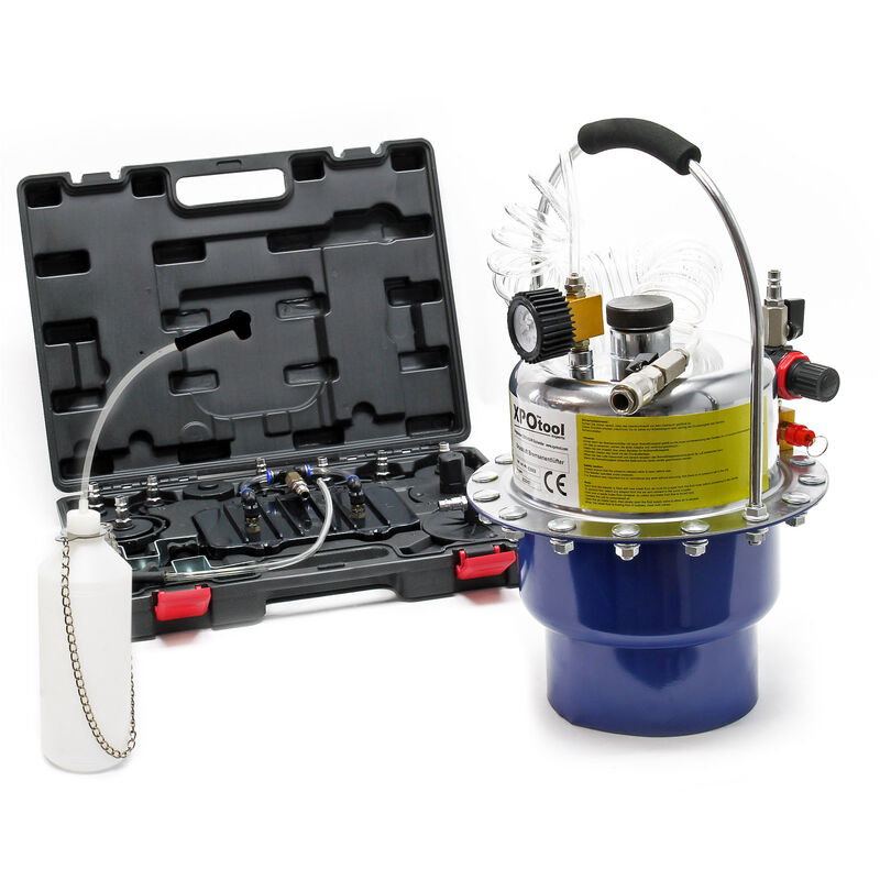 VEVOR Kit de Purgeur de Frein Pneumatique 5 L en Acier Balayer