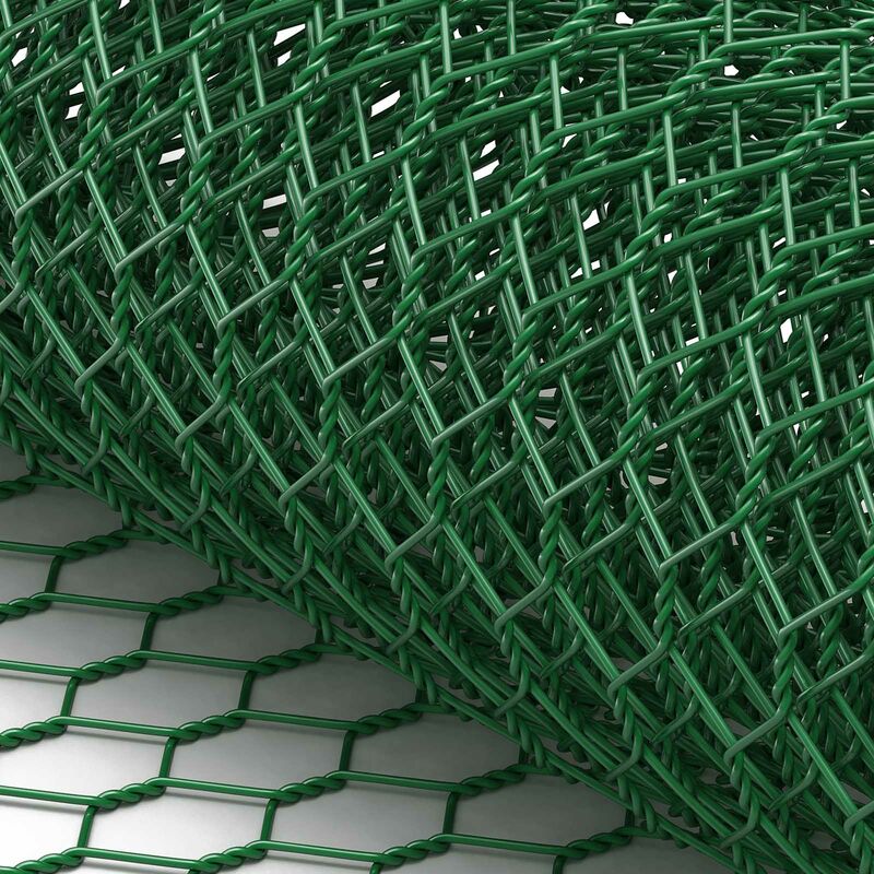 Grillage en fil de fer vert - 0,50 x 10 m