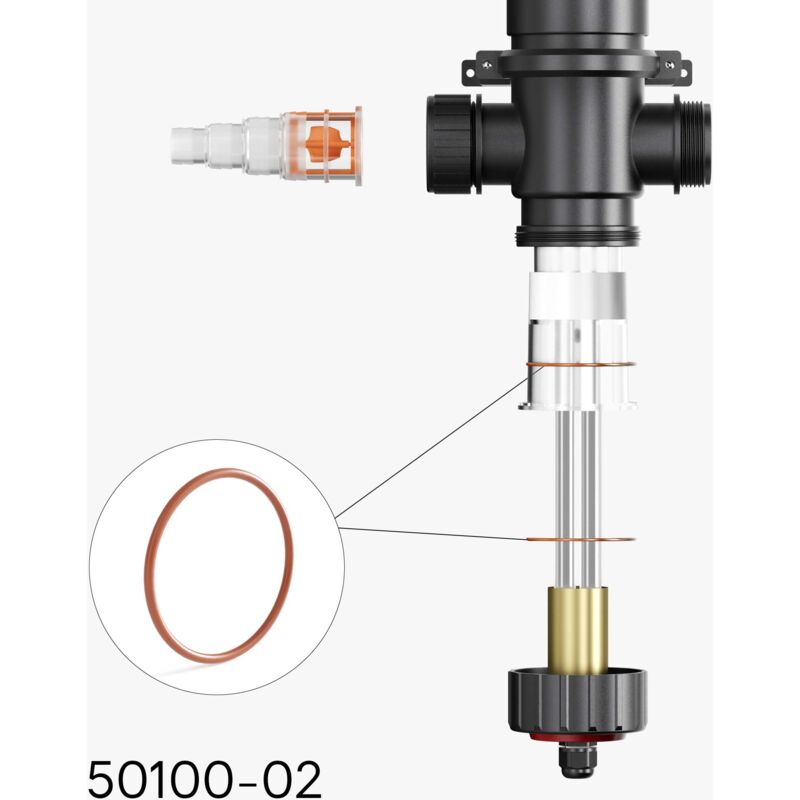 SunSun Kit De Raccordement 2 Pour Stérilisateur CUV-155 - Pièce Détachée Originale