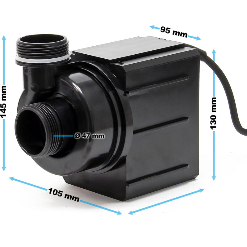 Pompe De Bassin SunSun NEO-800B - Débit 8000 L/h, économe En énergie
