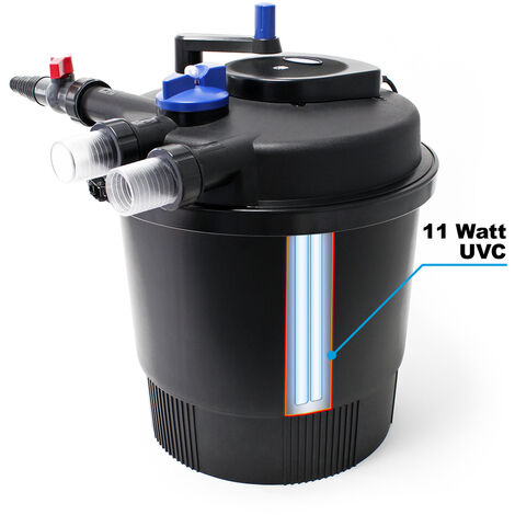 SunSun CPF-10000 Filtre de bassin à pression UVC 11W jusqu’à 12000l