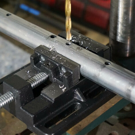 Étau de machine Mâchoire 100mm Atelier Perceuse Machine forage Établi Meulage Outil professionnel