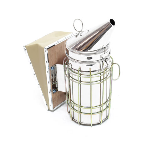 Enfumoir Apiculture Acier Inoxydable Portable - Pour Ruche, Protection Piqûres, Débutants & Pros