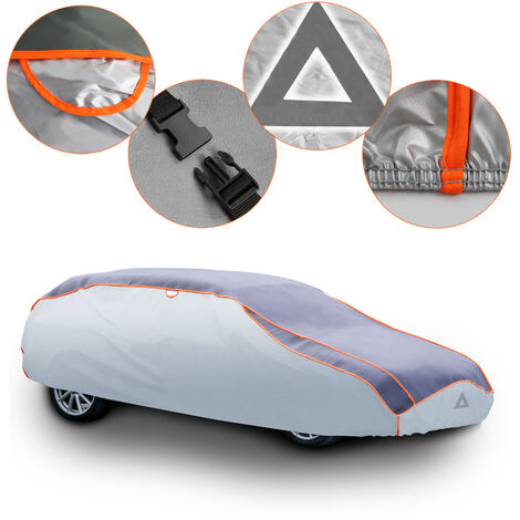 Wiltec Housse extérieure anti-grêle pour voitures – Taille XL / 533 x 178 x 119 cm – Bâche de protection étanche et respirante anti-rayures automobile