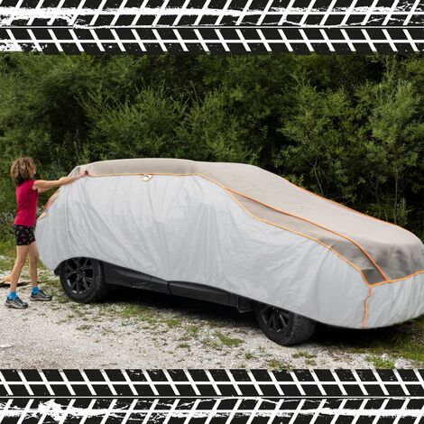Wiltec Housse extérieure anti-grêle pour voitures – Taille XL / 533 x 178 x 119 cm – Bâche de protection étanche et respirante anti-rayures automobile