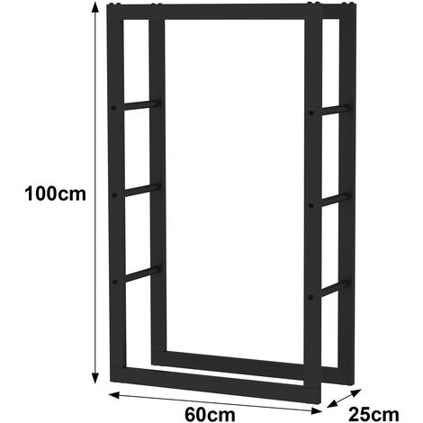 Range-bûches Extérieur Toboli – 133x83x185 Cm, Charge 1500 Kg, Avec Housse - 7