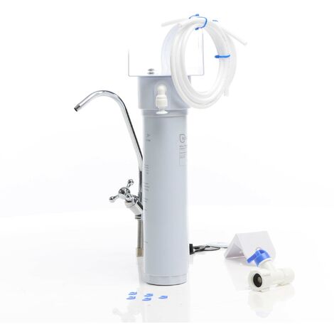NW-2-PPUF Filtre Sous évier à Eau Potable - 200 X 100 X 345 Mm - 210 L H Avec Robinet Sediment Pp Et Bloc De Charbon Actif Naturewater 91929503