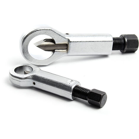XPOtool Casse-écrou Jeu de 2 pcs. - en Acier / pour Écrous 12-16 mm et 16-22 mm - Outil mécanique pour Desserrer Extraire Boulons abîmés Garage Atelier (1/5)