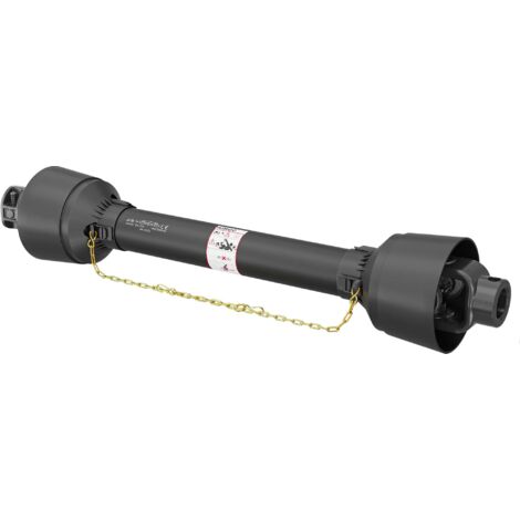 Wiltec Arbre Transmission T4 cardan - longueur 750 mm / 1 3/8" 6 dents & 35 mm rond, broche 13 mm / 460 Nm / 540 tr/min / 40 kW (55 CV) - Prise de force agricole