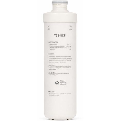 Wiltec NW-4-PPCTOUFT33 Ultrafiltre T33 – Bloc Charbon Actif Et PP
