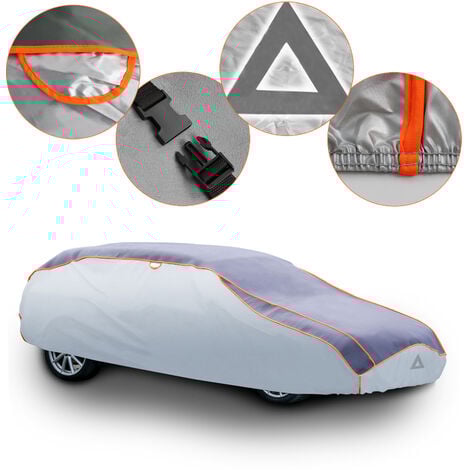 Wiltec Housse extérieure anti-grêle pour voitures – Taille XXL / 572 x 203 x 119 cm – Bâche de protection étanche et respirante anti-rayures automobile