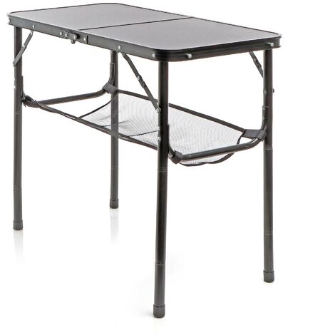 Table Pliante Aluminium TecTake Pour Camping, Jardin Ou Barbecue (blanc)