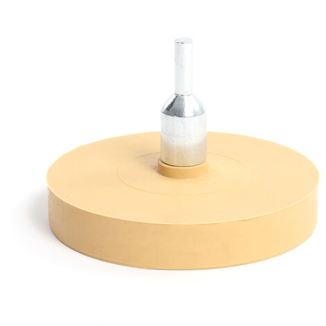 Xpotool – Gomme perceuse carrosserie 88mm – Adaptateur M8x1,25 et 6 mm – Élimination résidus colle et autocollants – Pour surfaces métal et verre