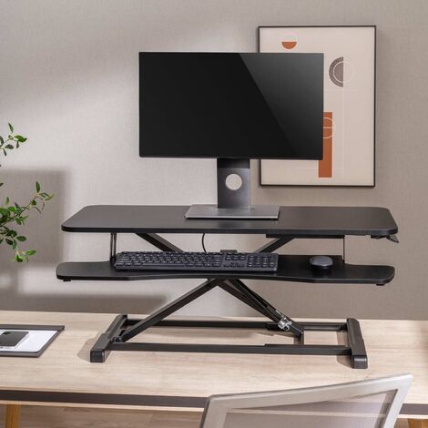 Bureau Debout Réglable HumbleWorks Stan-1 - En Bois - Pour Ordinateurs Jusqu'à 15 - Pliable En 30 Sec