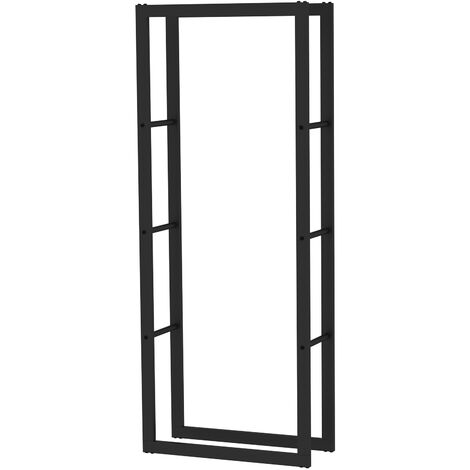 Étagère Métallique Pour 6 Caisses De Boisson – 91x31x116 Cm, Charge 20 Kg Par Niveau, Rangement Cave Ou Cuisine - 6