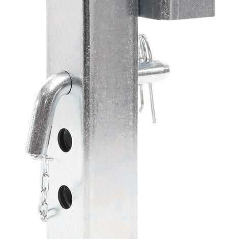 XPOtool 2x Béquilles de support pivotantes – Longueur 350 mm, levée 200 mm – Capacité max. 1300 kg – en Acier galvanisé – pour Remorques & matériel de Fixation