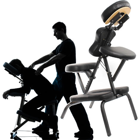 Chaise De Massage Ergonomique Pliable Toboli Amma - Support Jusqu'à 200 Kg, Design Nomade