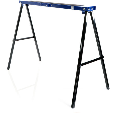 2 Supports à Rouleaux Pliants Shall – Portée 113 Kg – Hauteur Réglable 70-109 Cm – Pour Scie à Table
