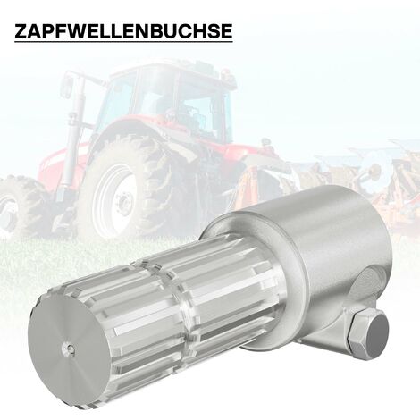 Wiltec Manchon De Prise De Force Cardan - Longueur 165 Mm - Raccord Logement 1 3/8" 21D