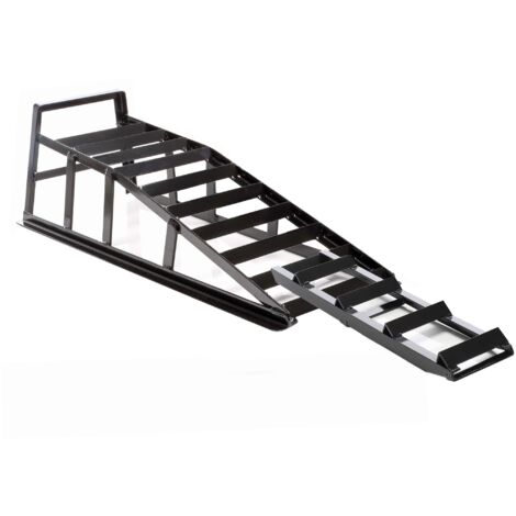 Rampe De Chargement En Acier Pour Voiture - Paire De 2, Capacité 2 Tonnes, Idéale Quads Et Motos