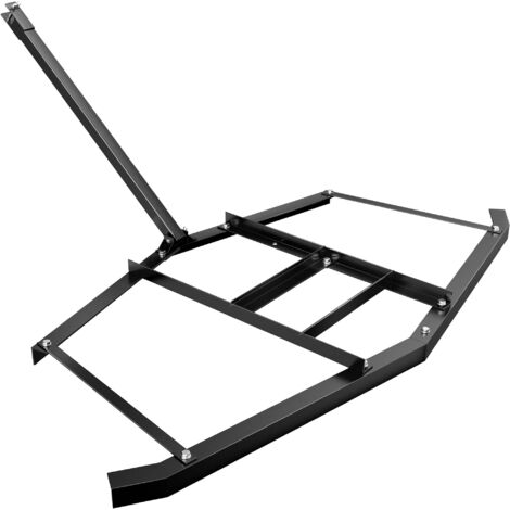 Wiltec – Herse de nivellement 172 x 90 cm – Acier – Compatible tracteurs à gazon, ATV, UTV – Préparation sol, aération, contrôle mauvaises herbes