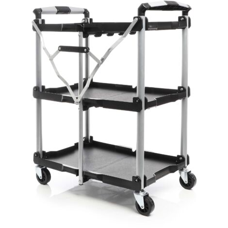 Toboli Chariot Pliable - 400 x 130 x 610 mm - capacité de Charge Max. 9