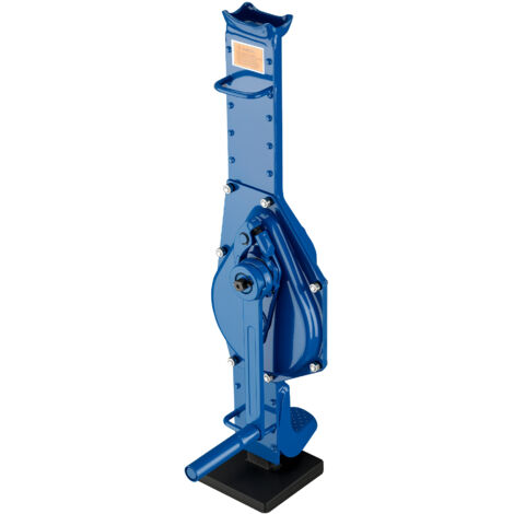 Wiltec – Cric à crémaillère 3000 kg – Acier robuste – Hauteur de levage 350 mm – Hauteur minimale 725 mm pour travaux lourds