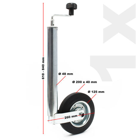 Kit cale de roue avec support fixation