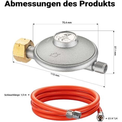 Wiltec Kit Pressostat 700 Mbar Avec Tuyau 1,5 M