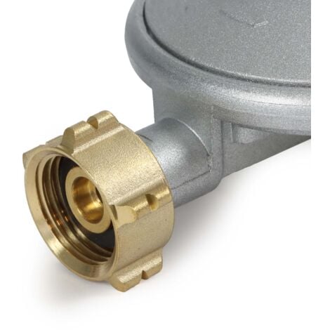 Wiltec Kit pressostat 700 mbar avec tuyau 1,5 m – pour raccords français FR – Détendeur de gaz, limiteur de pression, régulateur de pression de gaz