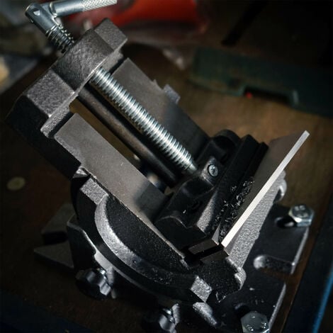 Étau de précision Largeur de mâchoires 100mm Pivotant Vertical Outil de maintien Établi Atelier