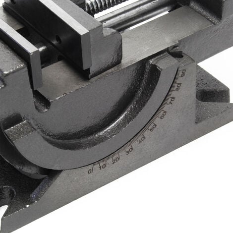 Étau de précision Largeur de mâchoires 100mm Pivotant Vertical Outil de maintien Établi Atelier