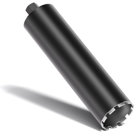 Wiltec Broca diamantada 82 mm largo 450 mm UNC 1¼ tipo 1 broca hueca de perforación en húmedo