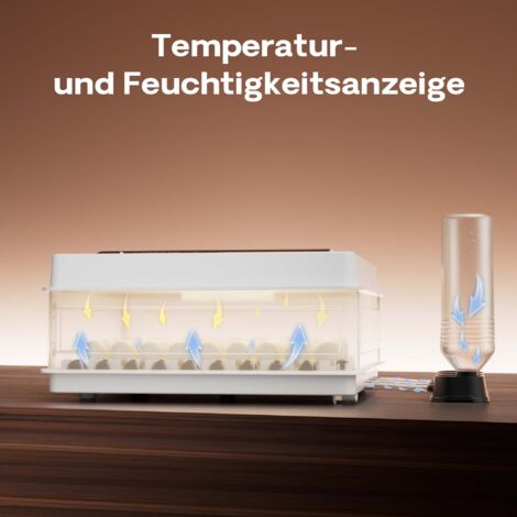 Incubatrice Automatica Couveuse Automatique 26 Œufs - Incubateur Écran Tactile, Rotation Auto & Contrôle Température/Humidité écran Tactile Incubatrice Automatica Couveuse Automatique 26 Œufs - Incubateur Écran Tactile, Rotation Auto & Contrôle Température/Humidité écran Tactile