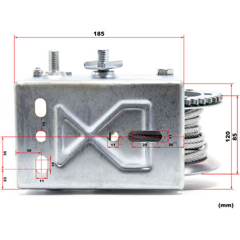 WilTec Treuil à Câble Manuel de Halage Charge Max. 720kg 10m Rapport de  transmision 4:1 Bateau Auto : : Sports et Loisirs