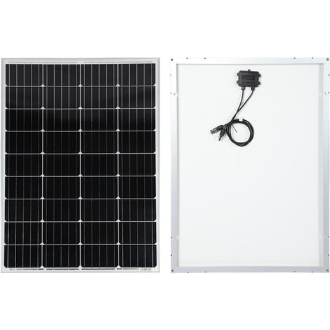 Module solaire 100W Recharge de batteries 12V Monocristaline Panneau solaire Installation solaire