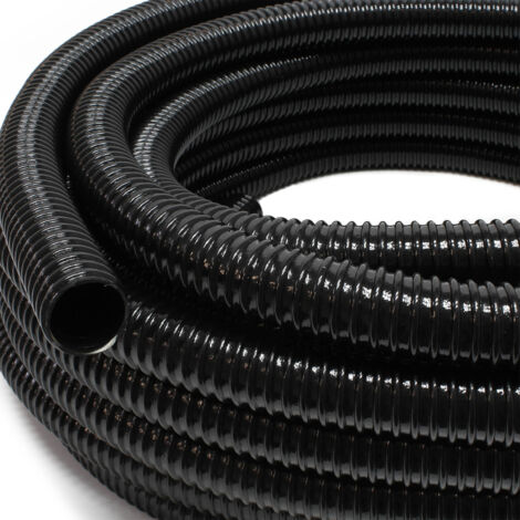 Wiltec – Tuyau d'aspiration souple 10 m – Ø 40 mm (1 1/2') – 270 g/m – PVC renforcé pour drainage et irrigation – Résistant à l'hydrolyse (1/5)