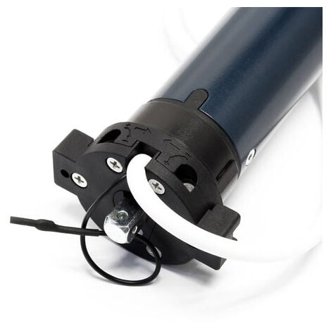 Wiltec Moteur de volet roulant – 204 W / 30 Nm – pour arbres SW60 – avec Contact de fin de course mécanique & Indice de protection IP44 – Motorisation Commande stores vénitiens