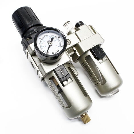 Ensemble de traitement d'air comprimé 12,91mm Filtre Régulateur Séparateur d'eau  Lubrificateur