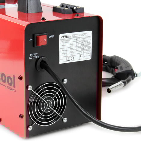 Wiltec Poste à souder MIG à Onduleur – technologie IGBT, pour Soudage MIG/MMA – 40-160 A – avec Fil fourré, Électrodes, Chalumeau et Accessoires